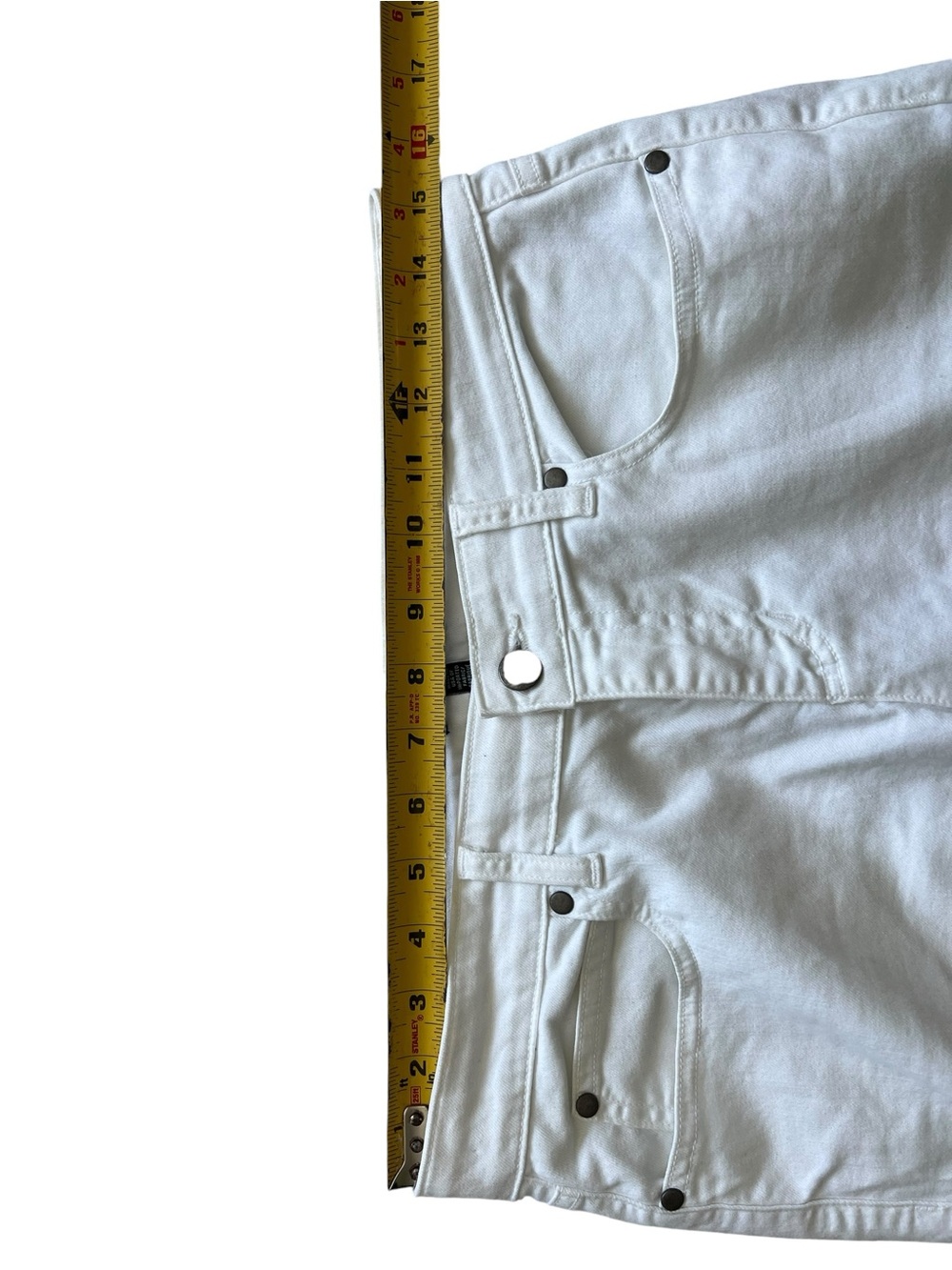 Eileen Fisher Organic Cotton Skinny Ankle Jeans White Size 4 - Picture 8 of 12